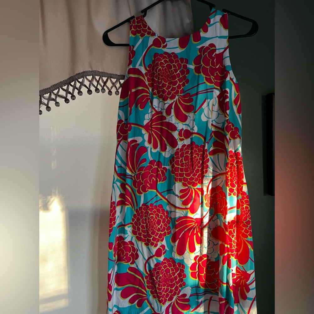 Neon summer cotton blend  party dress